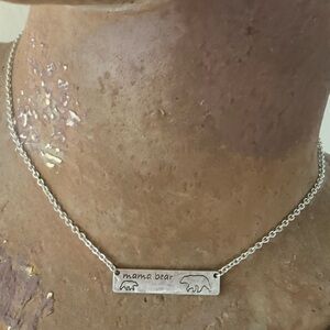 ‘Mama Bear’ Bar Necklace